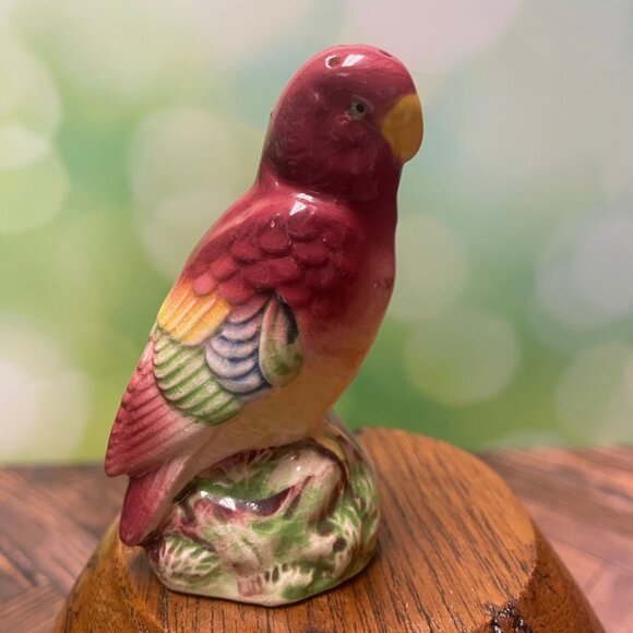 Beautiful Vintage 1950s Budgie Bird Salt & Pepper Shakers – Hand-Painted - Picture 7 of 15